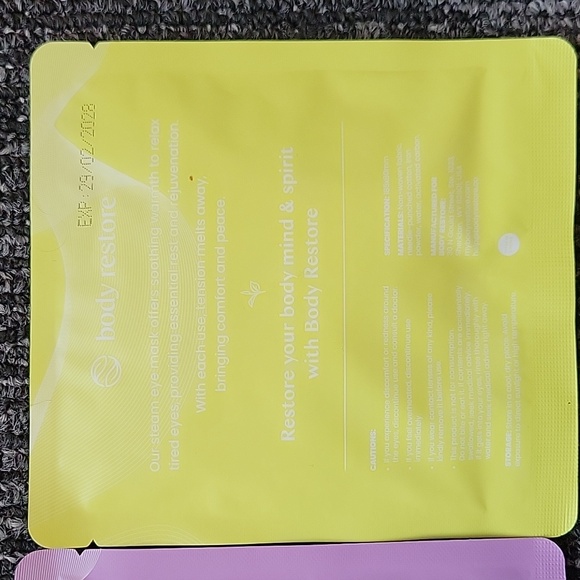 Body Restore Steam Eye Masks - Calm and Zen - Picture 4 of 5